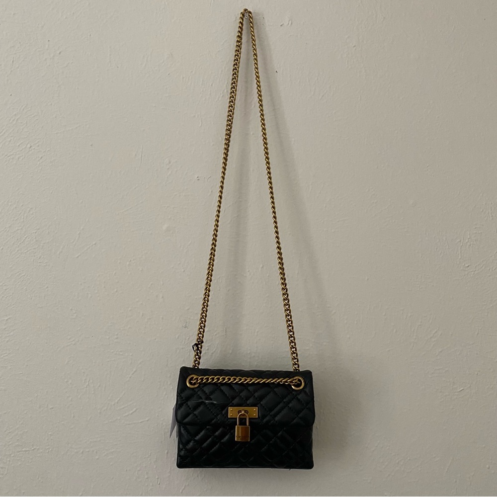 Kurt Geiger Mini Brixton Lock Leather Bag.